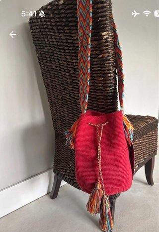 Bolso Wayuu tejido artesanal