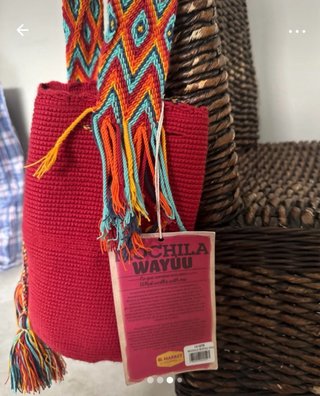 Bolso Wayuu tejido artesanal