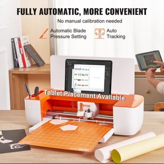 Máquina de Corte de Vinilo, Máquina de Corte DIY con Conectividad Bluetooth, Compatible con iOS, Android, Windows y Mac, Incluye Diseños Masivos, para Crear Tarjetas Personalizadas, Decoración del...
