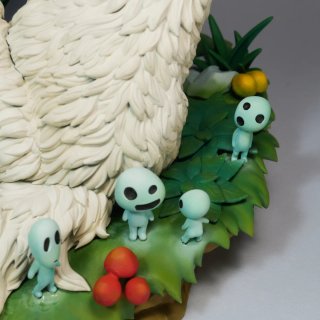 Statua Principessa Mononoke diorama Dipinto miazak