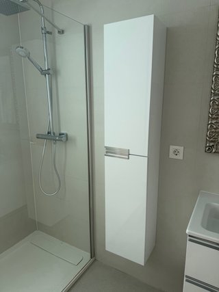 Mueble y columna baño Roca
