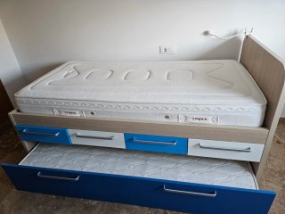 Cama nido 90x190. Desmontaje y envío no incluido