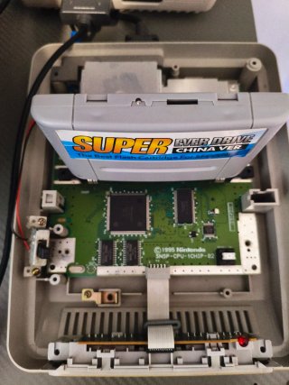 Super Nintendo 1chip PAL - Consola y Mando CPU 02