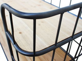 Scaffale con Ruote 3 Ripiani in Acciaio Antracite