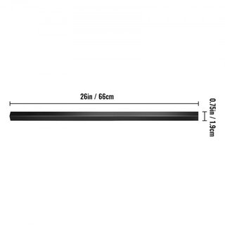 Balustres de Deck, Paquete de 101 Espigones de Metal, Balustre de Escalera de 26"x0.75" con Tornillos, Barandilla de Aleación de Aluminio para Deck de Madera y Compuesto, Balustre Cuadrado para Es...