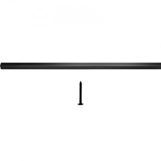 Balustres de Deck, Paquete de 101 Espigones de Metal, Balustre de Escalera de 26"x0.75" con Tornillos, Barandilla de Aleación de Aluminio para Deck de Madera y Compuesto, Balustre Cuadrado para Es...