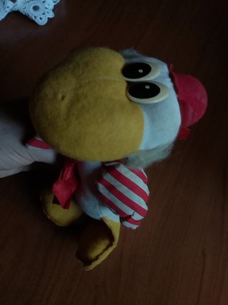 Peluche 25cm vintage anatroccolo cravatta con su s