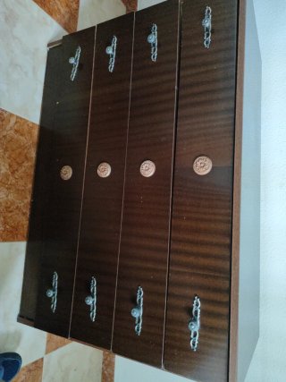 Cómoda clásica 4 cajones madera