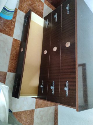 Cómoda clásica 4 cajones madera