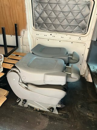 Doble Asiento Viano Plegable Reclinable