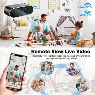 Pokurui Cámara espía WiFi 5G 1080P HD