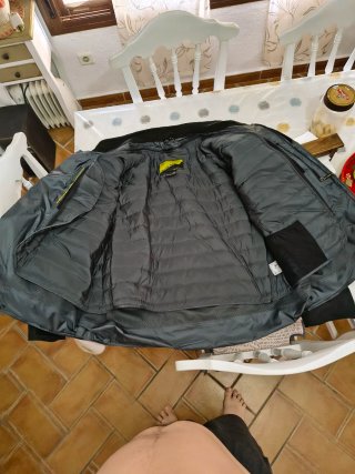 Chaqueta Macna Sonar Negra-Night Eye-Amarillo 4XL