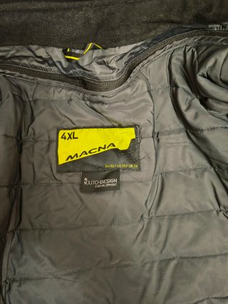 Chaqueta Macna Sonar Negra-Night Eye-Amarillo 4XL