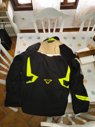 Chaqueta Macna Sonar Negra-Night Eye-Amarillo 4XL