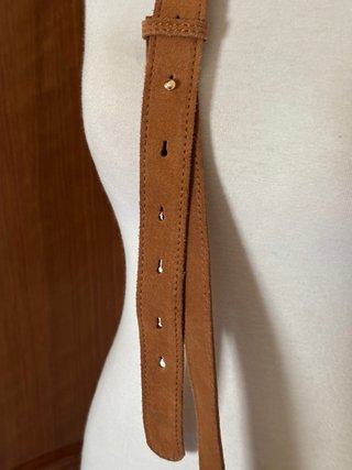 Borsetta Zign Pelle Scamosciata Catena Oro