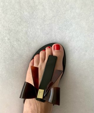 Sandalias Melissa Marrón/Negro Talla 37