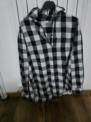 Maglione donna righe rosse e nere