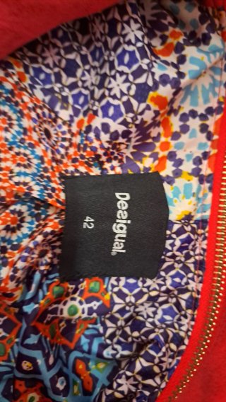 Chaqueta Desigual Roja Mujer Talla 42
