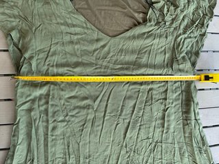Vestito MAT verde cachi scollato taglia S
