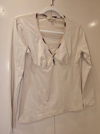 Jersey Burberry Mujer Beige Talla XL