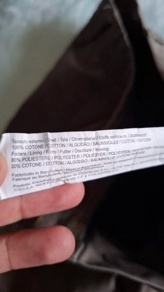 Bermuda cargo 100% cotone