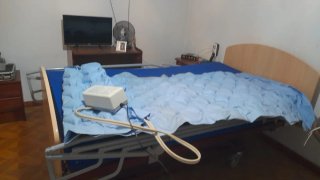 Cama geriátrica ajustable