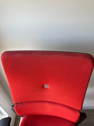 Silla de oficina ergonómica Steelcase Roja