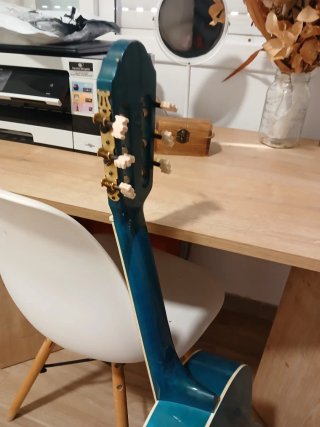 Guitarra Española Azul