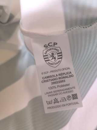 Camiseta Sporting CP Verde y Blanca