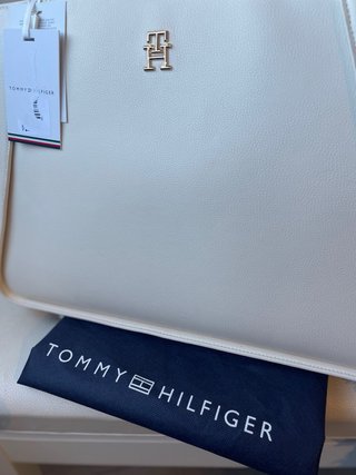 Bolso Tote Tommy Hilfiger Blanco nuevo original
