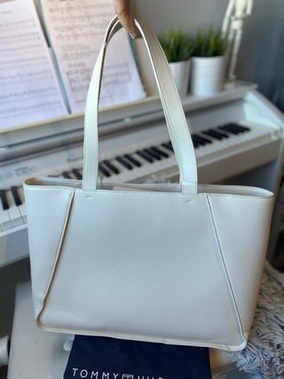 Bolso Tote Tommy Hilfiger Blanco nuevo original