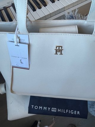 Bolso Tote Tommy Hilfiger Blanco nuevo original