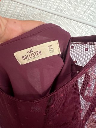 Vestido Hollister granate