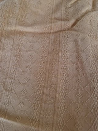 Pantalón ancho viscosa amarillo talla única