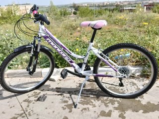Bicicleta Montana Blanca y Morada