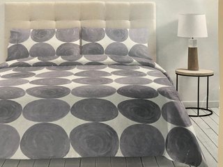 Juego Sábanas 150cm Gris y Blanco, El Corte Ingles