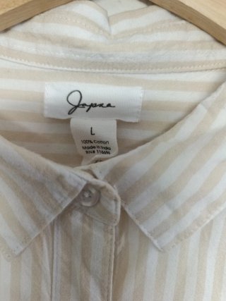 Camisa de algodón a rayas