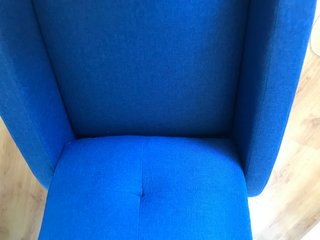 Sillón Relax Reclinable Manual HOMCOM Azul