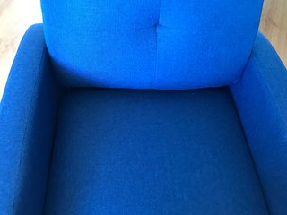 Sillón Relax Reclinable Manual HOMCOM Azul