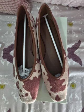 Manoletinas pelo estampado animal