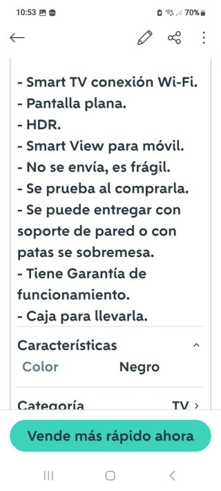 TV Samsung 43 Smart TV 4K Wifi  "En Oferta"