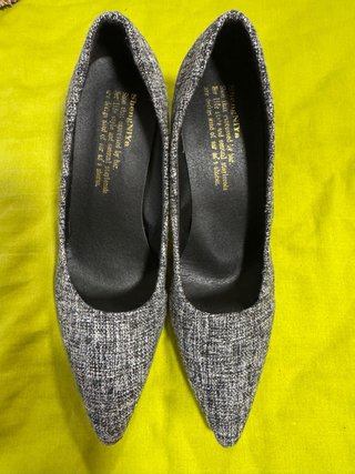 Sheag NiYa Tacón Ancho Gris