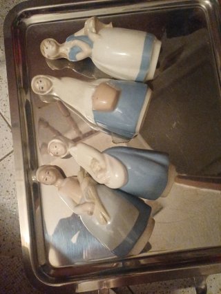 Lote figuras porcelana Rex estilo Lladró
