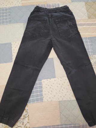 Pantalón Jogger Roto Bershka Negro
