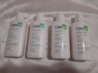 Lote 4 Limpiadores CeraVe (2 Hidratante, 2 Espumos