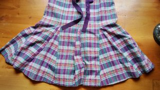 Vestido de Cordon a cuadros