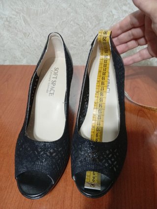 Décolleté donna nere tacco 38 nuove