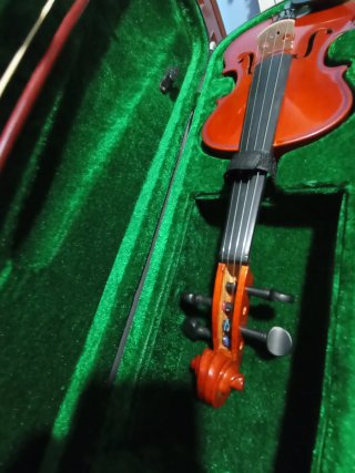 Violín Cremona SV50. Con arco, funda y resina.