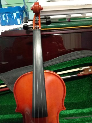 Violín Cremona SV50. Con arco, funda y resina.