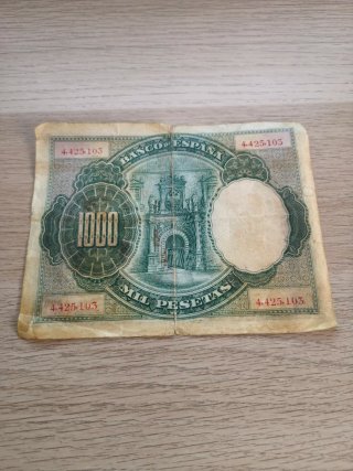 Lote 4 Billetes Pesetas España Antiguos